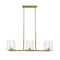Z-Lite Callista 6 Light Island, Rubbed Brass & Clear 3032-6L-RB - alternate 6
